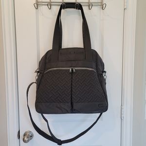 Lug Bumper Tote-Overnight-Gym-Diaper bag - Black